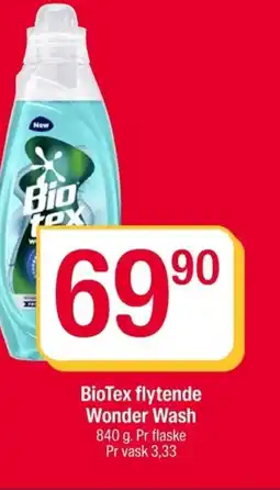 Coop Extra BioTex flytende Wonder Wash tilbud