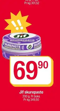 Coop Extra Jif skurepaste tilbud