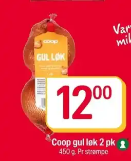 Coop Extra Coop gul løk 2 pk tilbud