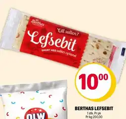 Coop Extra Berthas lefsebit tilbud