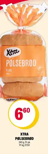 Coop Extra Xtra pølsebrød tilbud