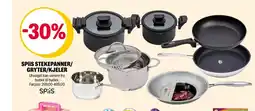 Coop Extra Spiis stekepanner/ gryter/kjeler tilbud