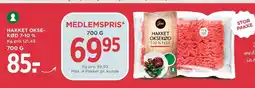 Meny Hakket okse- kød 7-10 % tilbud
