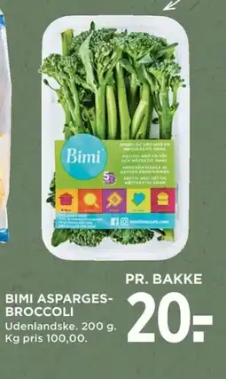 Meny Bimi asparges- broccoli tilbud