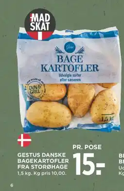 Meny Gestus danske bagekartofler fra storøhage tilbud