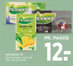 Meny Pickwick te tilbud