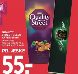 Meny Quality street eller after eight tilbud