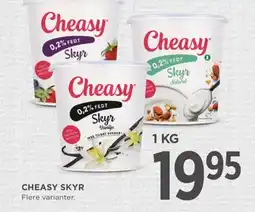 Meny Cheasy skyr tilbud