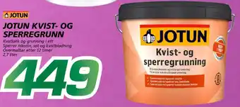 Jotun kvist- og sperregrunn