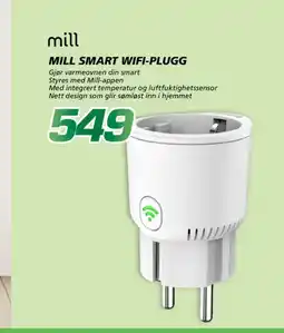 Coop Byggmix Mill smart wifi-plugg tilbud