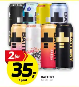 Bunnpris Battery tilbud