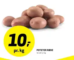 Bunnpris Poteter røde tilbud