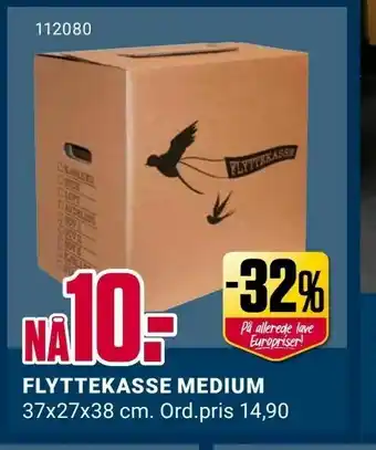 Europris FLYTTEKASSE MEDIUM tilbud