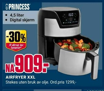 Europris Airfryer xxl tilbud