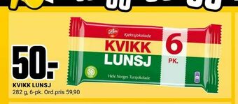 Europris Kvikk lunsj tilbud