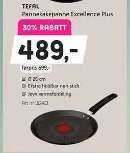 ELON TEFAL Pannekakepanne Excellence Plus tilbud