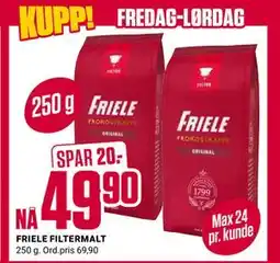 Europris FRIELE FILTERMALT tilbud