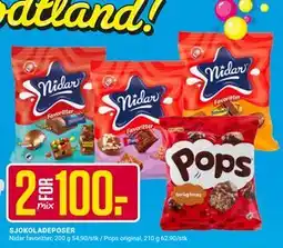 Europris SJOKOLADEPOSER tilbud