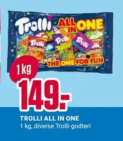 Europris TROLLI ALL IN ONE tilbud