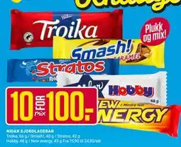 Europris NIDAR SJOKOLADEBAR tilbud