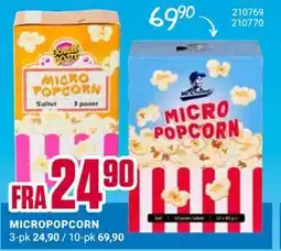 Europris MICROPOPCORN tilbud