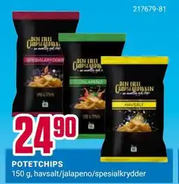 Europris POTETCHIPS tilbud