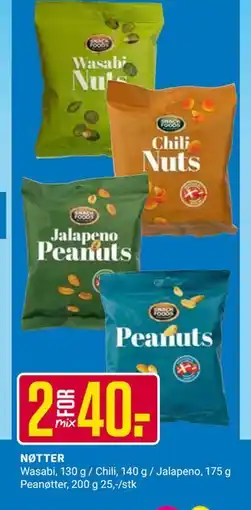 Europris NØTTER tilbud