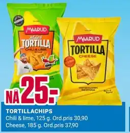 Europris TORTILLACHIPS tilbud
