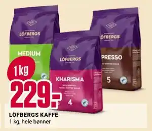 Europris LÖFBERGS KAFFE tilbud