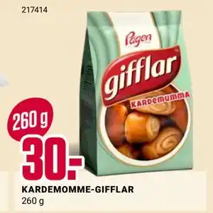 Europris KARDEMOMME-GIFFLAR tilbud