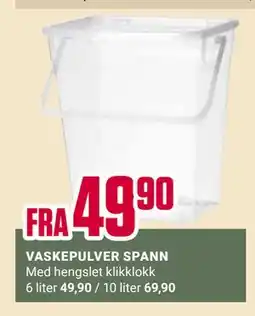 Europris VASKEPULVER SPANN tilbud
