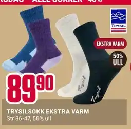 Europris TRYSILSOKK EKSTRA VARM tilbud