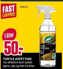 Europris TURTLE AVFETTING tilbud