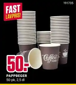 Europris PAPPBEGER tilbud