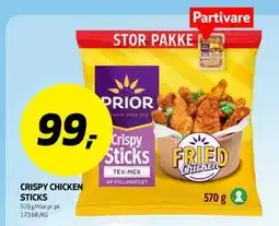 Bunnpris CRISPY CHICKEN STICKS tilbud