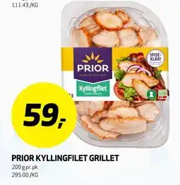 Bunnpris PRIOR KYLLINGFILET GRILLET tilbud