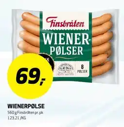 Bunnpris WIENERPØLSE tilbud