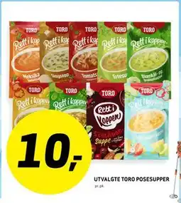Bunnpris UTVALGTE TOROPOSESUPPER tilbud