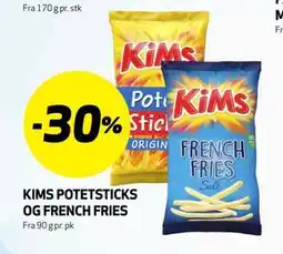 Bunnpris KIMS POTETSTICKS OG FRENCH FRIES tilbud