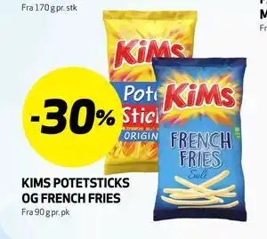 KIMS POTETSTICKS OG FRENCH FRIES