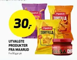 Bunnpris UTVALGTE PRODUKTER FRA MAARUD tilbud