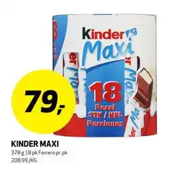 Bunnpris KINDER MAXI tilbud