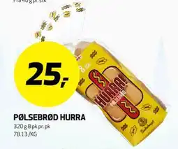 Bunnpris PØLSEBRØD HURRA tilbud