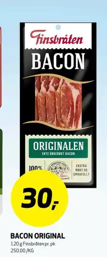 Bunnpris BACON ORIGINAL tilbud