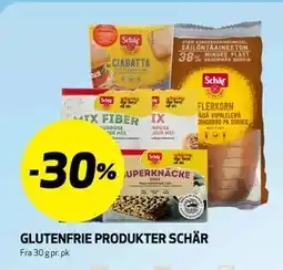 Bunnpris GLUTENFRIE PRODUKTER SCHÄR tilbud