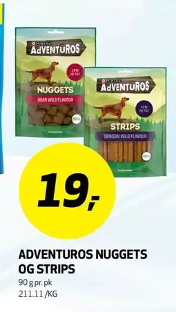 Bunnpris ADVENTUROS NUGGETS OG STRIPS tilbud