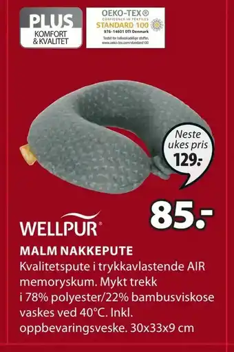 JYSK Malm nakkepute tilbud