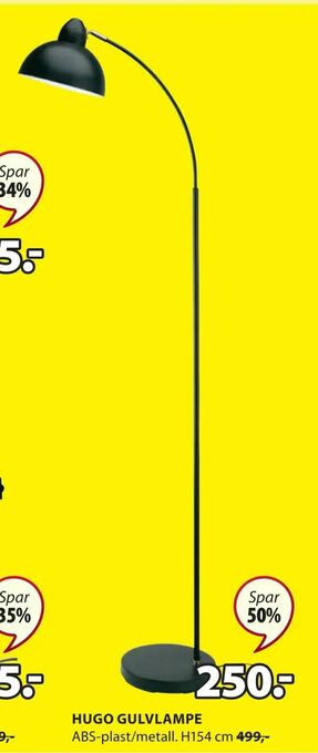 JYSK Hugo gulvlampe tilbud