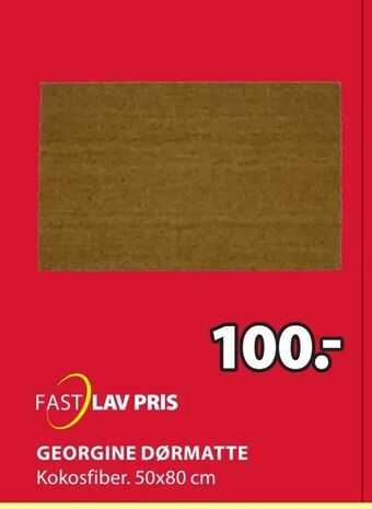 JYSK Georgine dørmatte tilbud