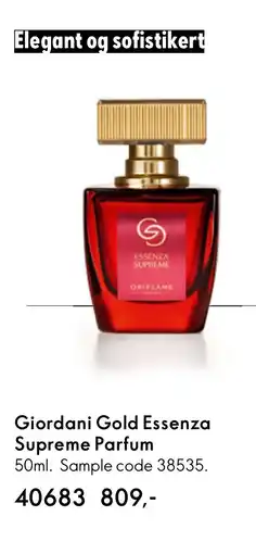 Oriflame Giordani Gold Essenza Supreme Parfum tilbud